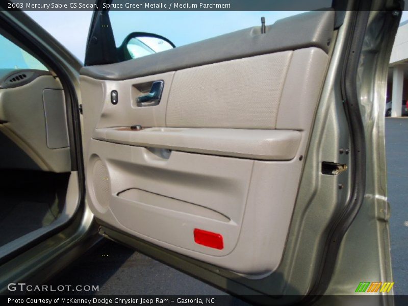 Spruce Green Metallic / Medium Parchment 2003 Mercury Sable GS Sedan