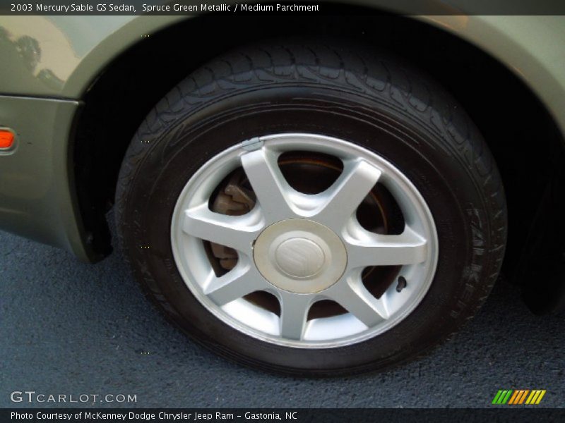 Spruce Green Metallic / Medium Parchment 2003 Mercury Sable GS Sedan