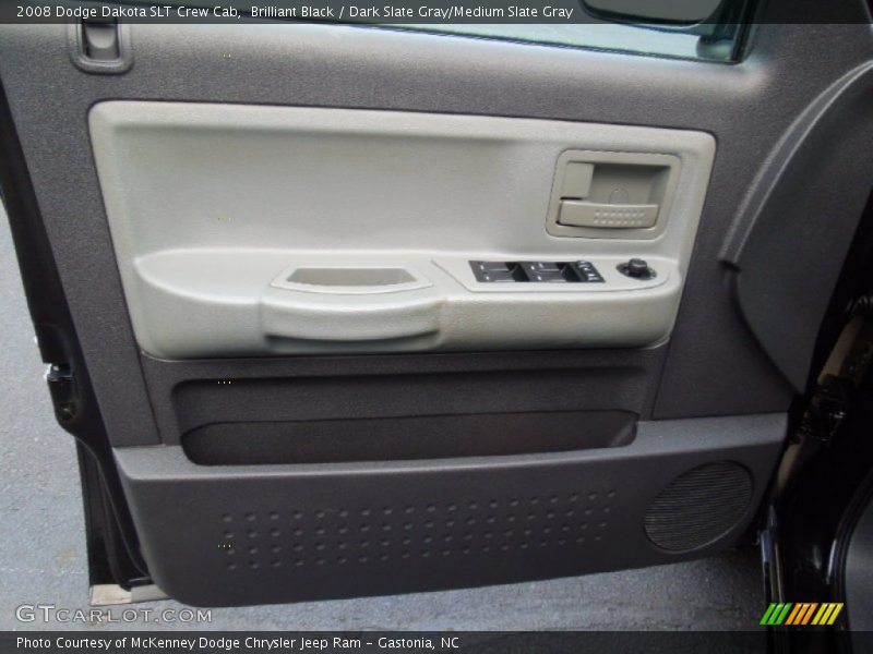 Brilliant Black / Dark Slate Gray/Medium Slate Gray 2008 Dodge Dakota SLT Crew Cab