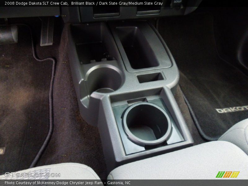 Brilliant Black / Dark Slate Gray/Medium Slate Gray 2008 Dodge Dakota SLT Crew Cab