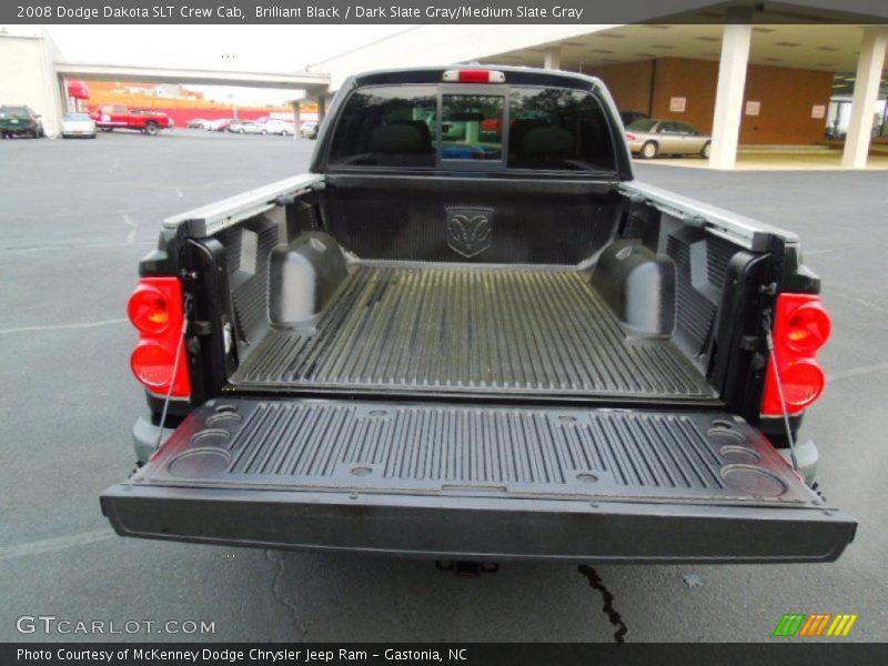 Brilliant Black / Dark Slate Gray/Medium Slate Gray 2008 Dodge Dakota SLT Crew Cab