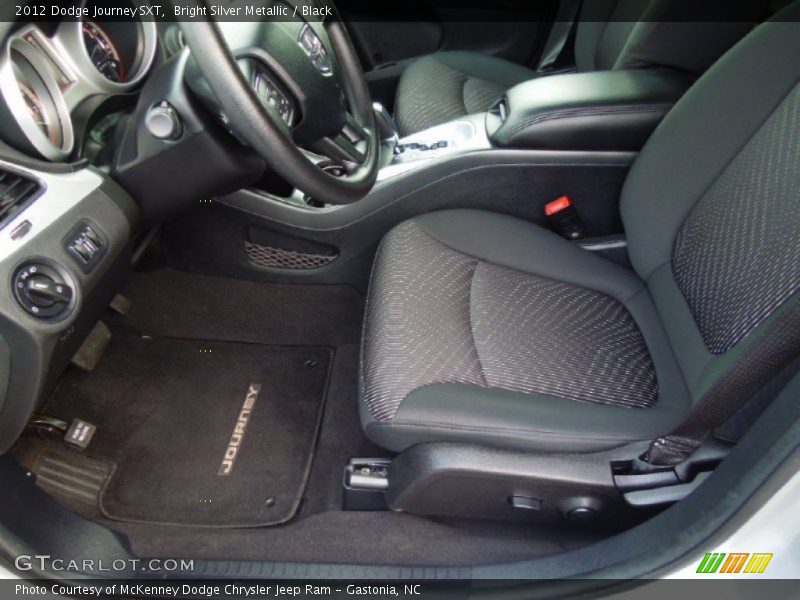 Bright Silver Metallic / Black 2012 Dodge Journey SXT