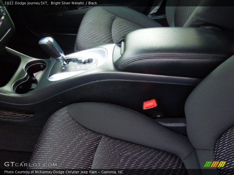 Bright Silver Metallic / Black 2012 Dodge Journey SXT