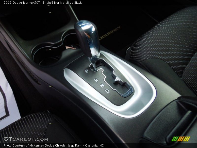 Bright Silver Metallic / Black 2012 Dodge Journey SXT
