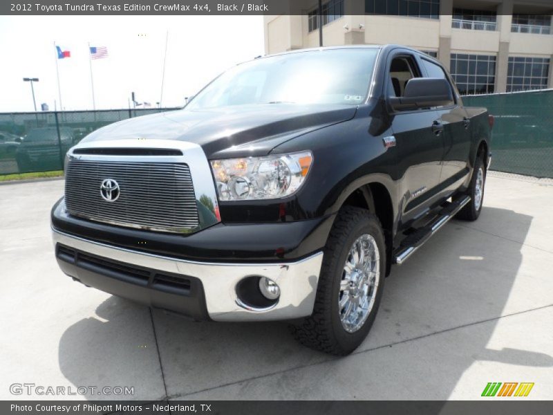 Black / Black 2012 Toyota Tundra Texas Edition CrewMax 4x4
