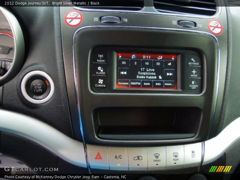 Bright Silver Metallic / Black 2012 Dodge Journey SXT