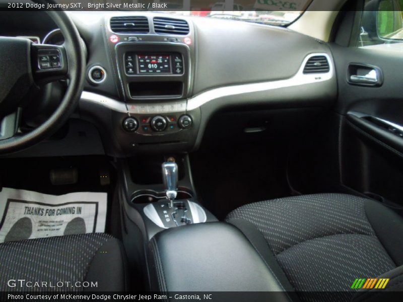 Bright Silver Metallic / Black 2012 Dodge Journey SXT