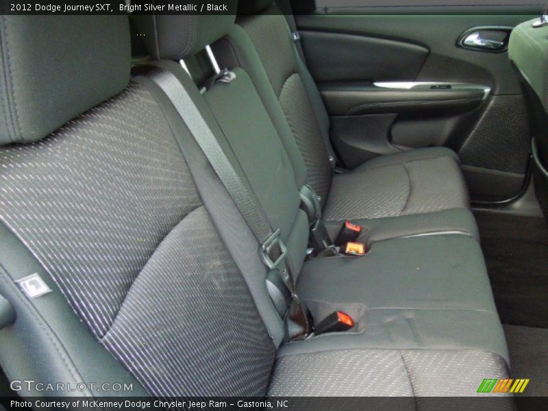 Bright Silver Metallic / Black 2012 Dodge Journey SXT