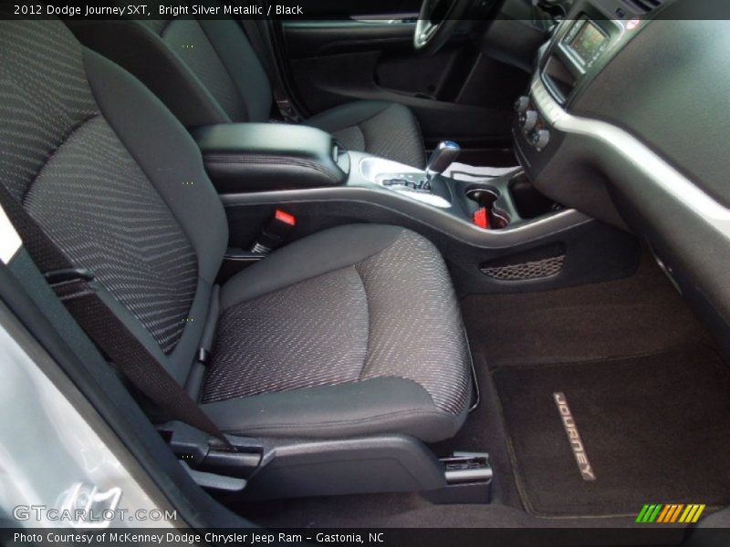 Bright Silver Metallic / Black 2012 Dodge Journey SXT