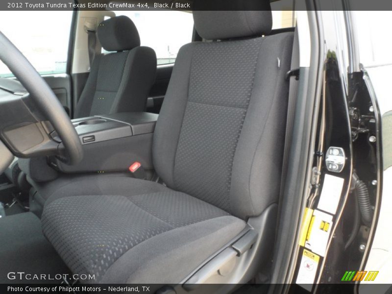 Black / Black 2012 Toyota Tundra Texas Edition CrewMax 4x4