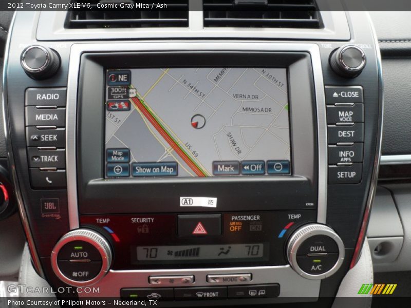 Cosmic Gray Mica / Ash 2012 Toyota Camry XLE V6