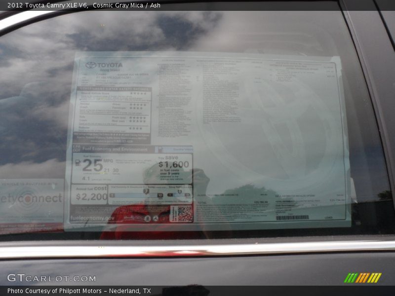 Cosmic Gray Mica / Ash 2012 Toyota Camry XLE V6