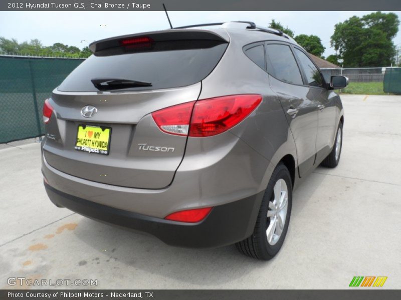 Chai Bronze / Taupe 2012 Hyundai Tucson GLS