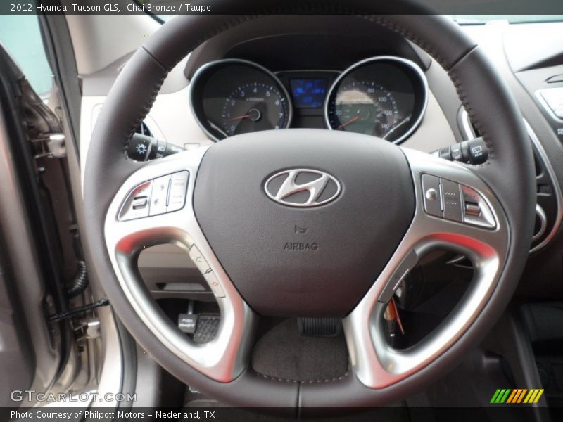 Chai Bronze / Taupe 2012 Hyundai Tucson GLS