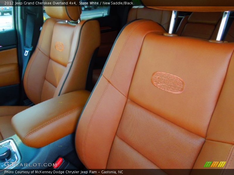 Stone White / New Saddle/Black 2012 Jeep Grand Cherokee Overland 4x4