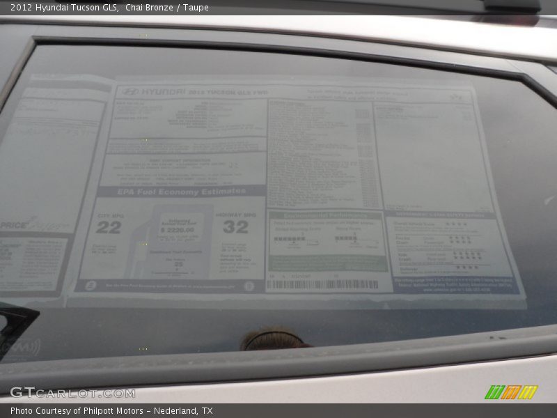 Chai Bronze / Taupe 2012 Hyundai Tucson GLS