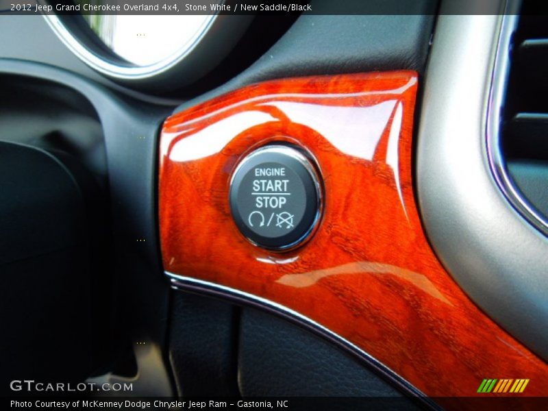 Stone White / New Saddle/Black 2012 Jeep Grand Cherokee Overland 4x4