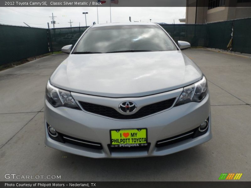 Classic Silver Metallic / Black 2012 Toyota Camry SE