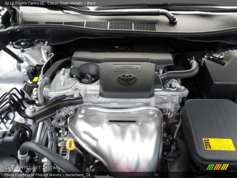 Classic Silver Metallic / Black 2012 Toyota Camry SE