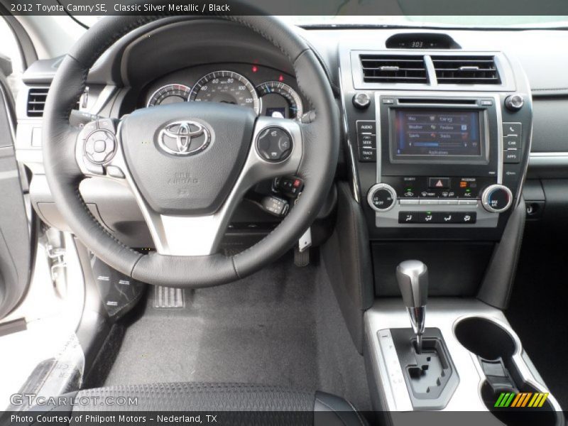 Classic Silver Metallic / Black 2012 Toyota Camry SE