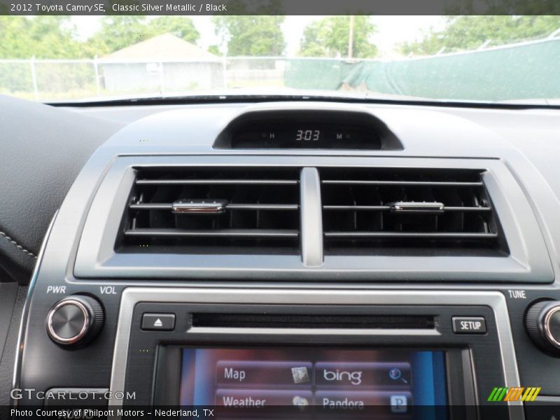 Classic Silver Metallic / Black 2012 Toyota Camry SE