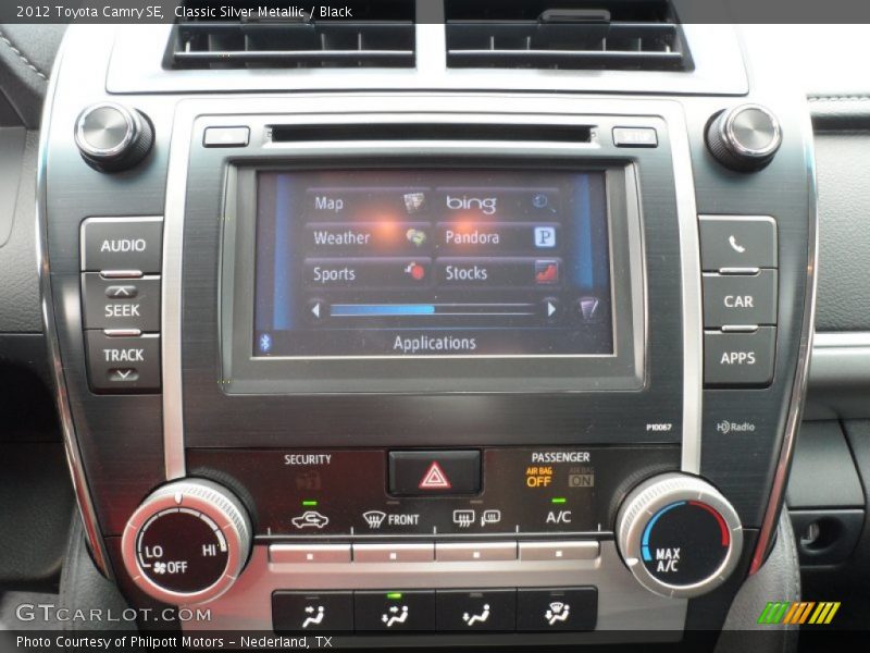 Classic Silver Metallic / Black 2012 Toyota Camry SE