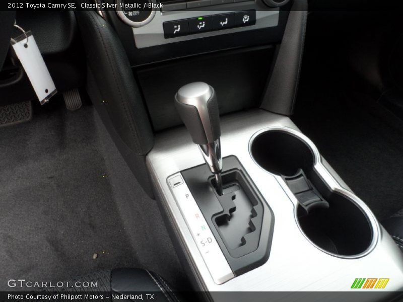 Classic Silver Metallic / Black 2012 Toyota Camry SE