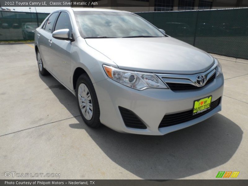 Classic Silver Metallic / Ash 2012 Toyota Camry LE