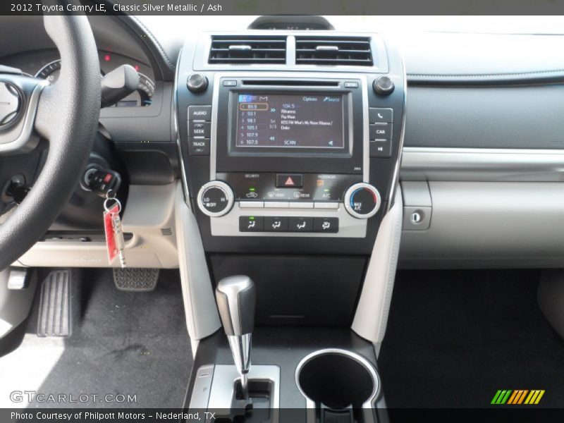 Classic Silver Metallic / Ash 2012 Toyota Camry LE