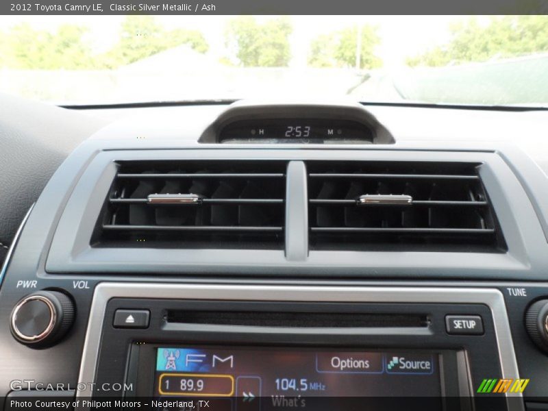 Classic Silver Metallic / Ash 2012 Toyota Camry LE