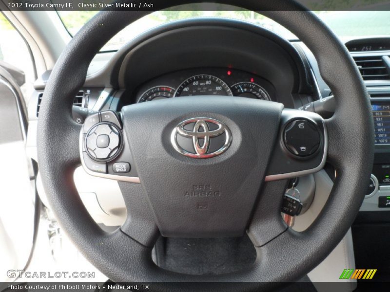 Classic Silver Metallic / Ash 2012 Toyota Camry LE
