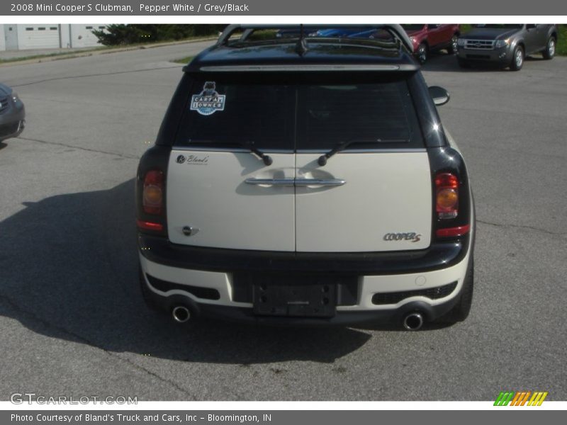Pepper White / Grey/Black 2008 Mini Cooper S Clubman