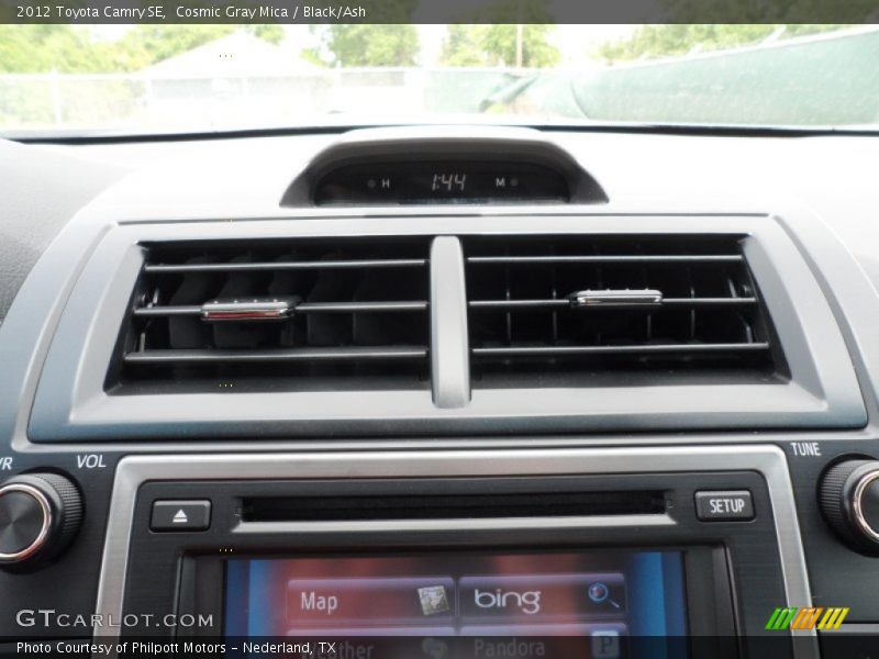 Cosmic Gray Mica / Black/Ash 2012 Toyota Camry SE