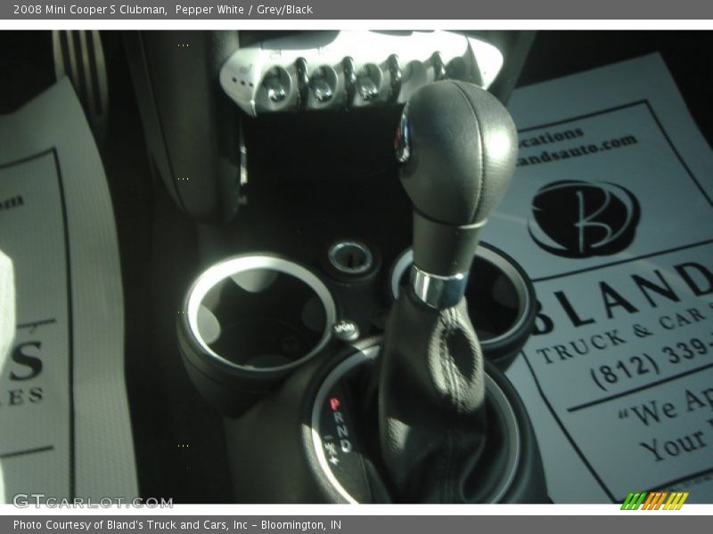 Pepper White / Grey/Black 2008 Mini Cooper S Clubman