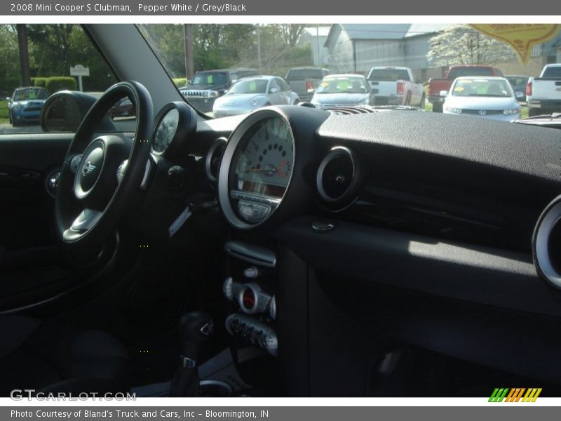 Pepper White / Grey/Black 2008 Mini Cooper S Clubman