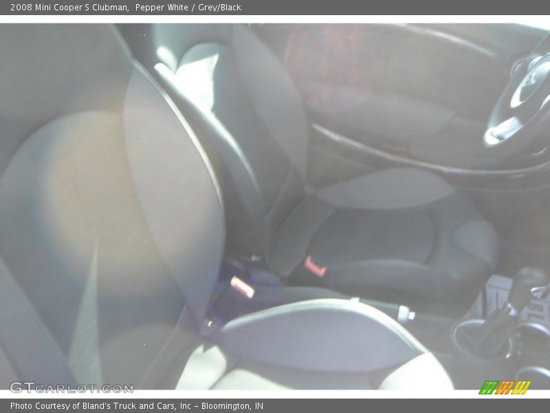 Pepper White / Grey/Black 2008 Mini Cooper S Clubman