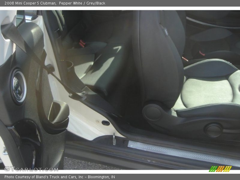 Pepper White / Grey/Black 2008 Mini Cooper S Clubman
