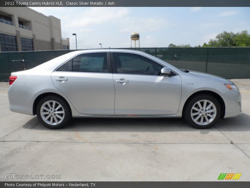 Classic Silver Metallic / Ash 2012 Toyota Camry Hybrid XLE