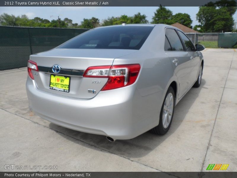 Classic Silver Metallic / Ash 2012 Toyota Camry Hybrid XLE