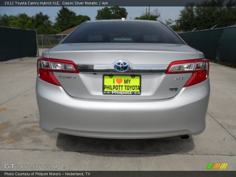 Classic Silver Metallic / Ash 2012 Toyota Camry Hybrid XLE