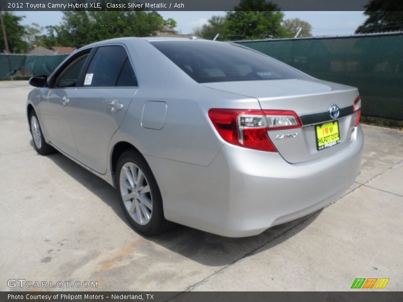 Classic Silver Metallic / Ash 2012 Toyota Camry Hybrid XLE
