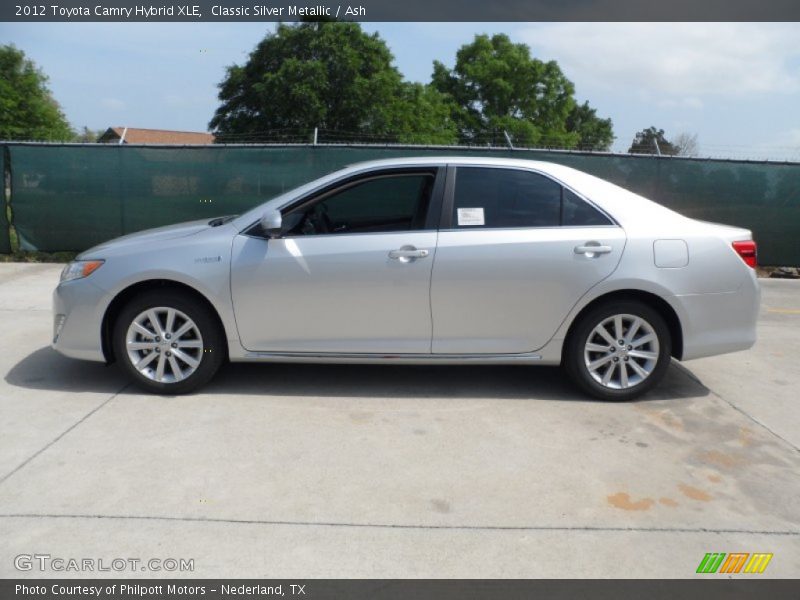 Classic Silver Metallic / Ash 2012 Toyota Camry Hybrid XLE