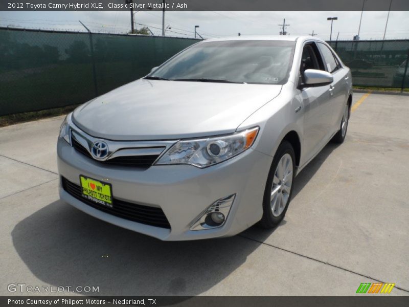 Classic Silver Metallic / Ash 2012 Toyota Camry Hybrid XLE