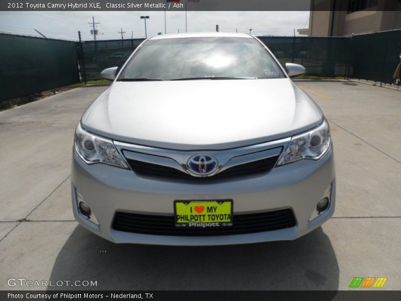 Classic Silver Metallic / Ash 2012 Toyota Camry Hybrid XLE