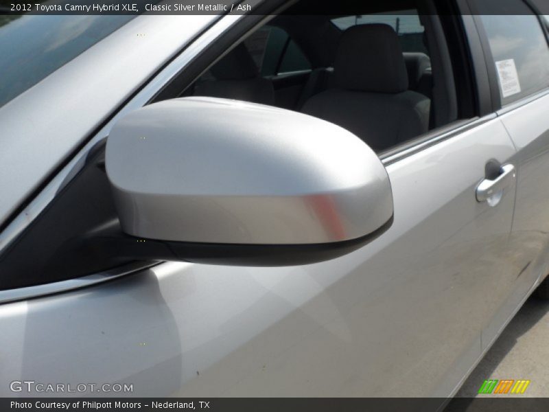Classic Silver Metallic / Ash 2012 Toyota Camry Hybrid XLE