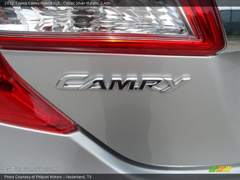 Classic Silver Metallic / Ash 2012 Toyota Camry Hybrid XLE