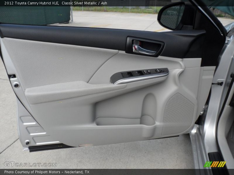 Classic Silver Metallic / Ash 2012 Toyota Camry Hybrid XLE