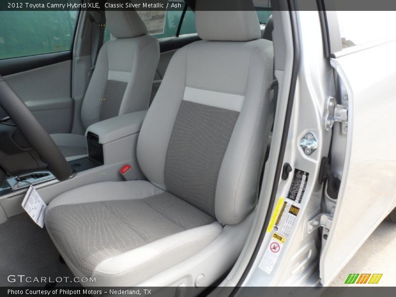 Classic Silver Metallic / Ash 2012 Toyota Camry Hybrid XLE