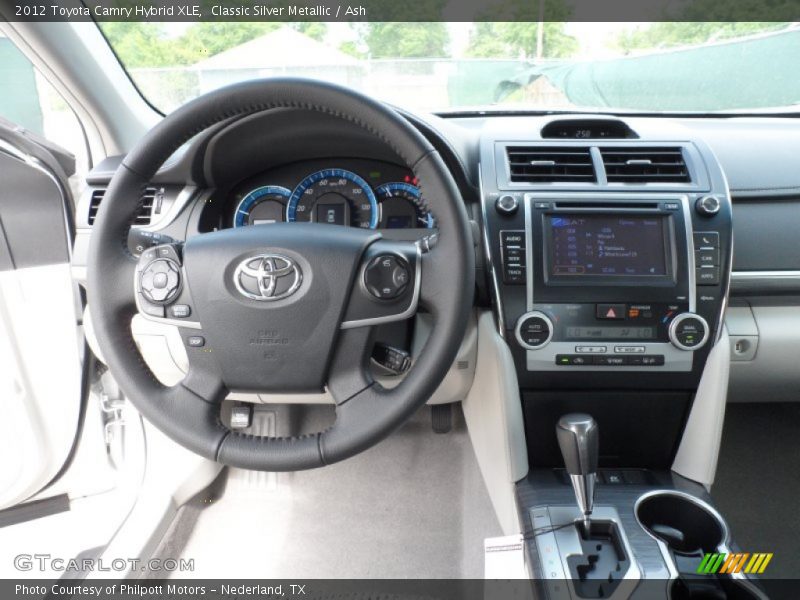 Classic Silver Metallic / Ash 2012 Toyota Camry Hybrid XLE