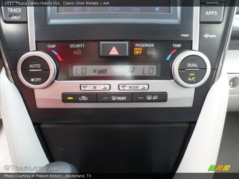 Classic Silver Metallic / Ash 2012 Toyota Camry Hybrid XLE